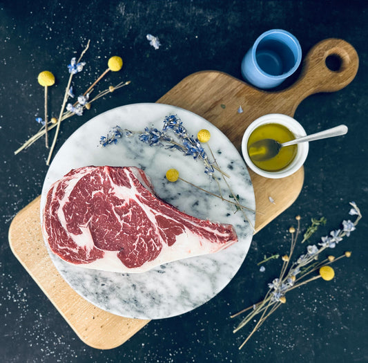 Prime Grain Finished - Prime Rib Roast - 100 Days Dry-Aged - Holidays Edition