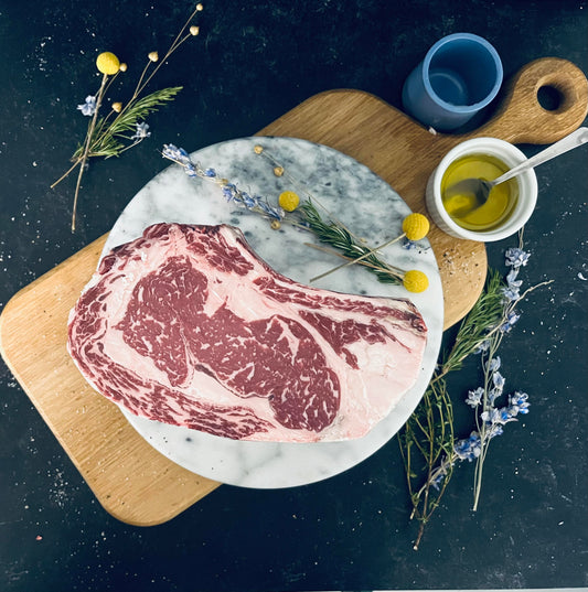 Prime Grain Finished - Prime Rib Roast - 69 Days Dry-Aged - Holidays Edition