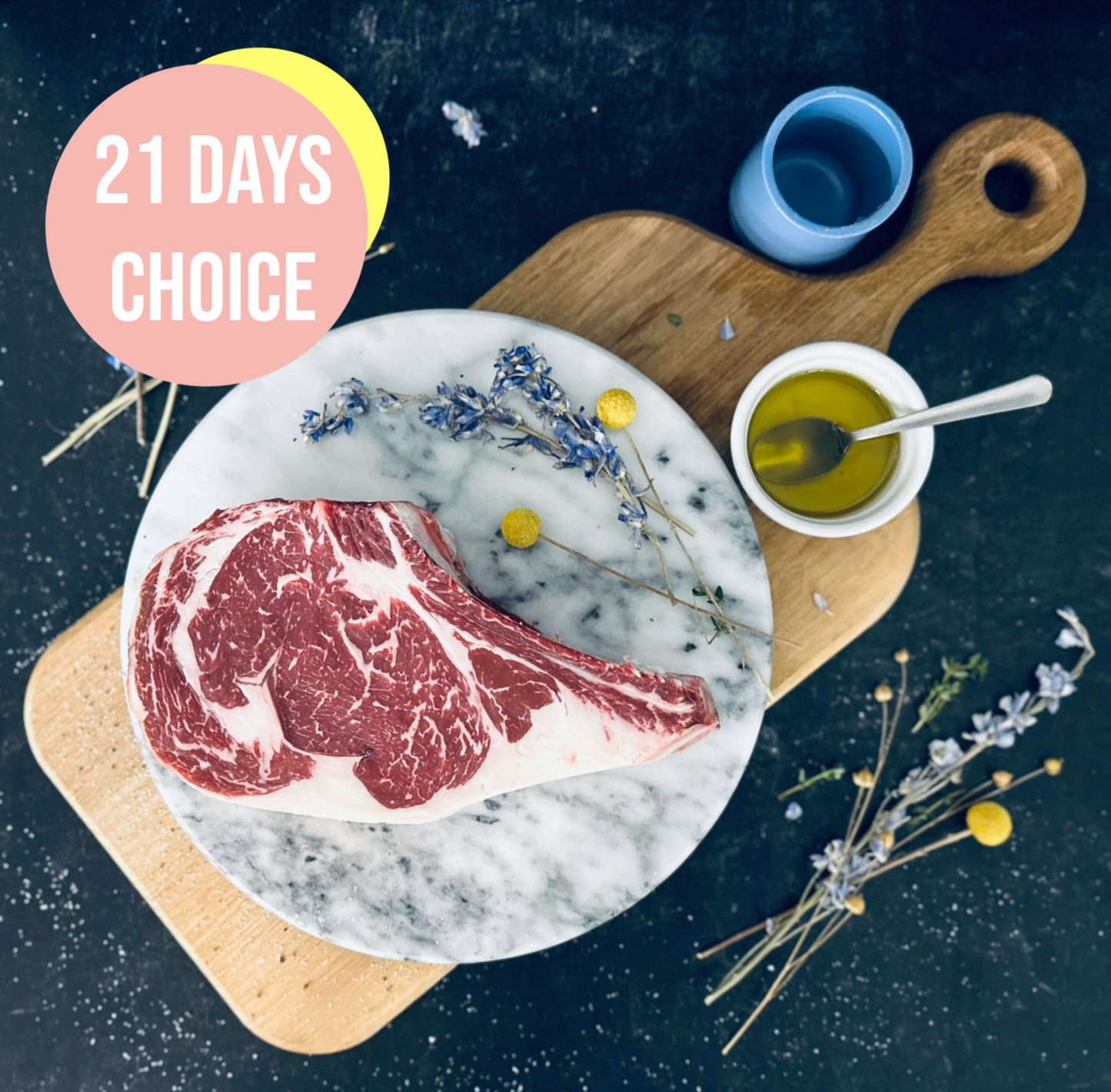 Grain Finished - Prime Rib Roast - 21 Days Dry-Aged