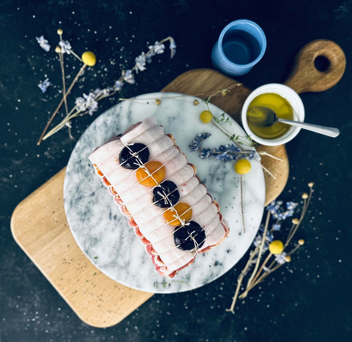 Pork Loin Roast with Apricots and Prunes - Thanksgiving Edition