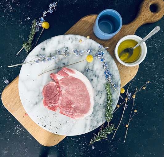 Pork Porterhouse - 4th of July Edition