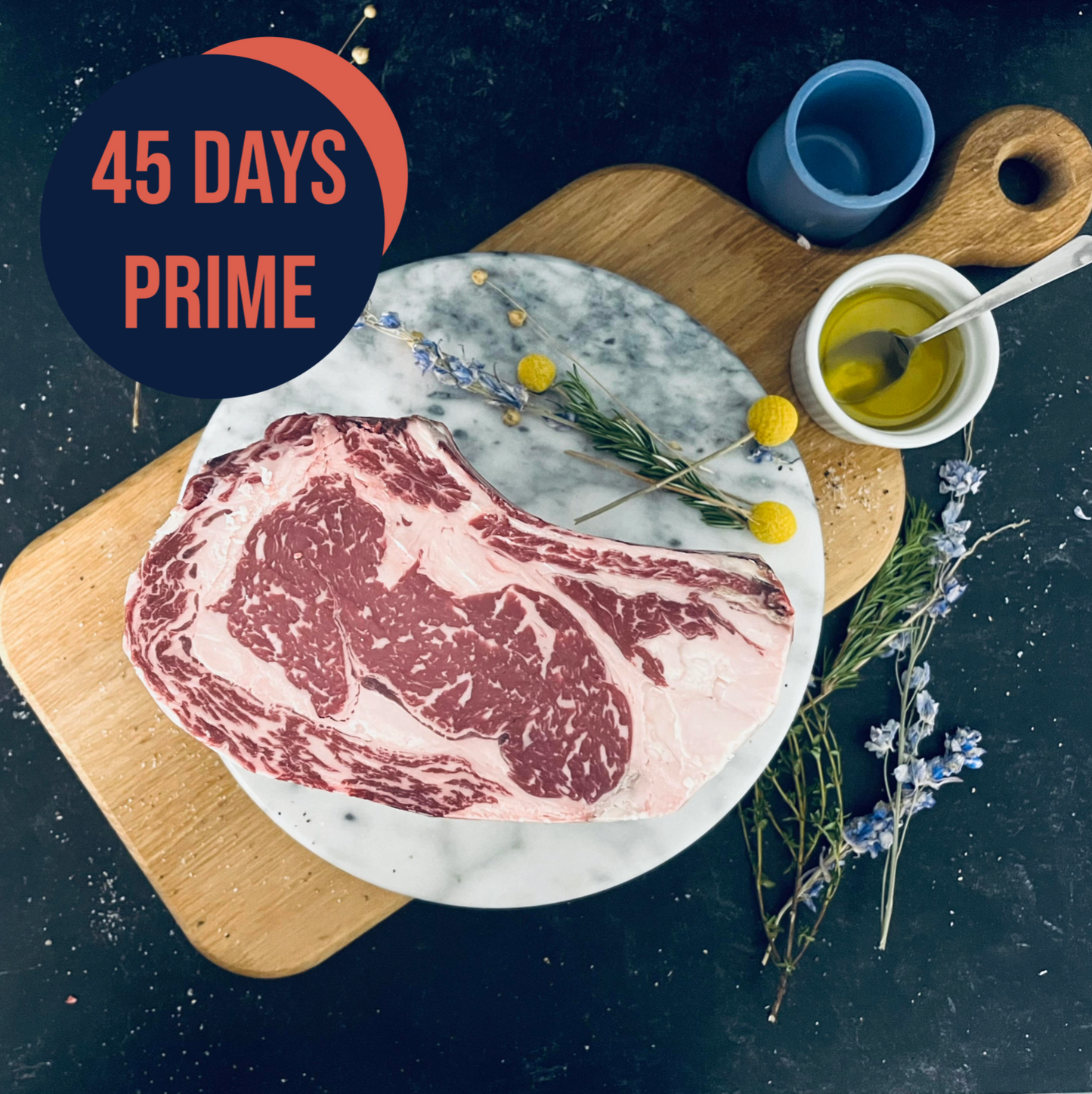 Prime Grain Finished - Prime Rib Roast - 45 Days Dry-Aged - Thanksgiving Edition