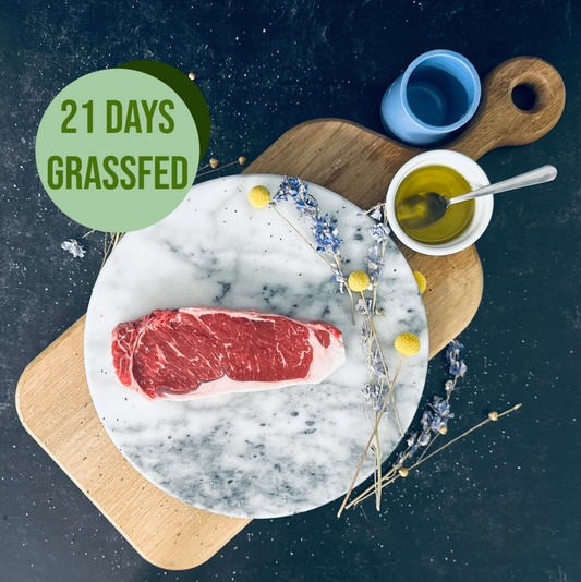 Grass Fed - Boneless New York Steak/Roast - 21 Days Dry-Aged