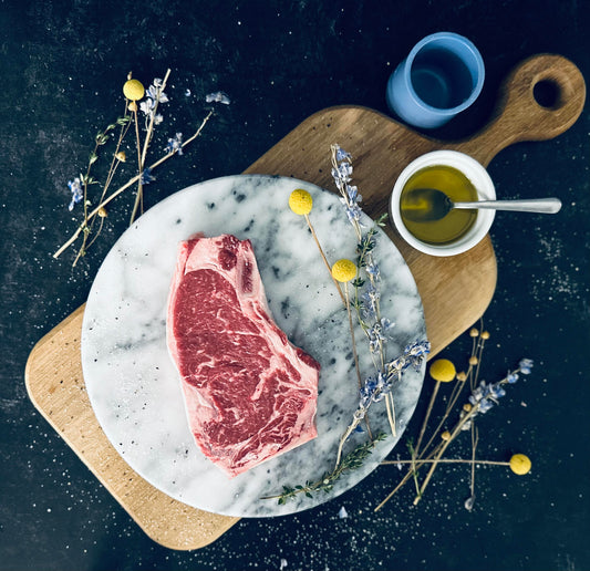 Prime Grain Finished - Bone-in New York (Dry-Aging Options Available) - 4th of July Edition