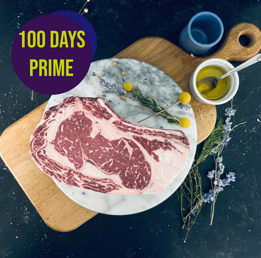 Prime Grain Finished - Prime Rib Roast - 100 Days Dry-Aged - Thanksgiving Edition